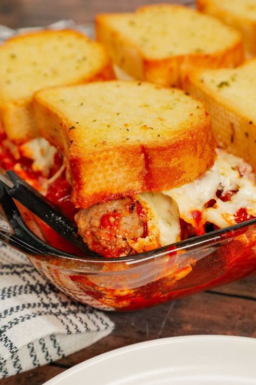 Dump and Bake Meatball Casserole